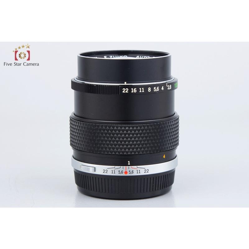 オリンパス E.ZUIKO AUTO-T 100ｍｍ F2.8 純正フード付き オリンパス（OLYMPUS） 【中古】OLYMPUS E.ZUIKO AUTO-T 100mm f/2.8