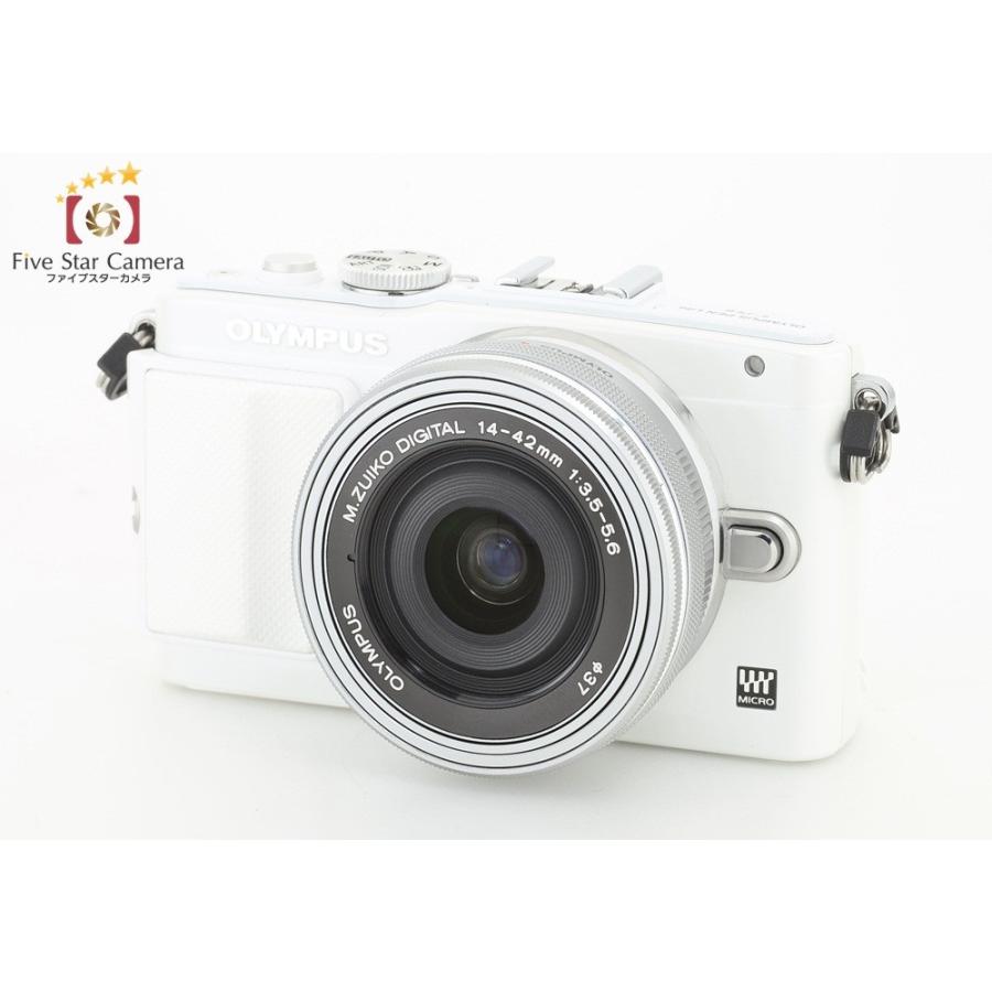 中古 Olympus オリンパス Pen Lite E Pl6 ホワイト 14 42mm Ezレンズキット Olympus Epl6 0427 中古カメラのファイブスターカメラ 通販 Yahoo ショッピング