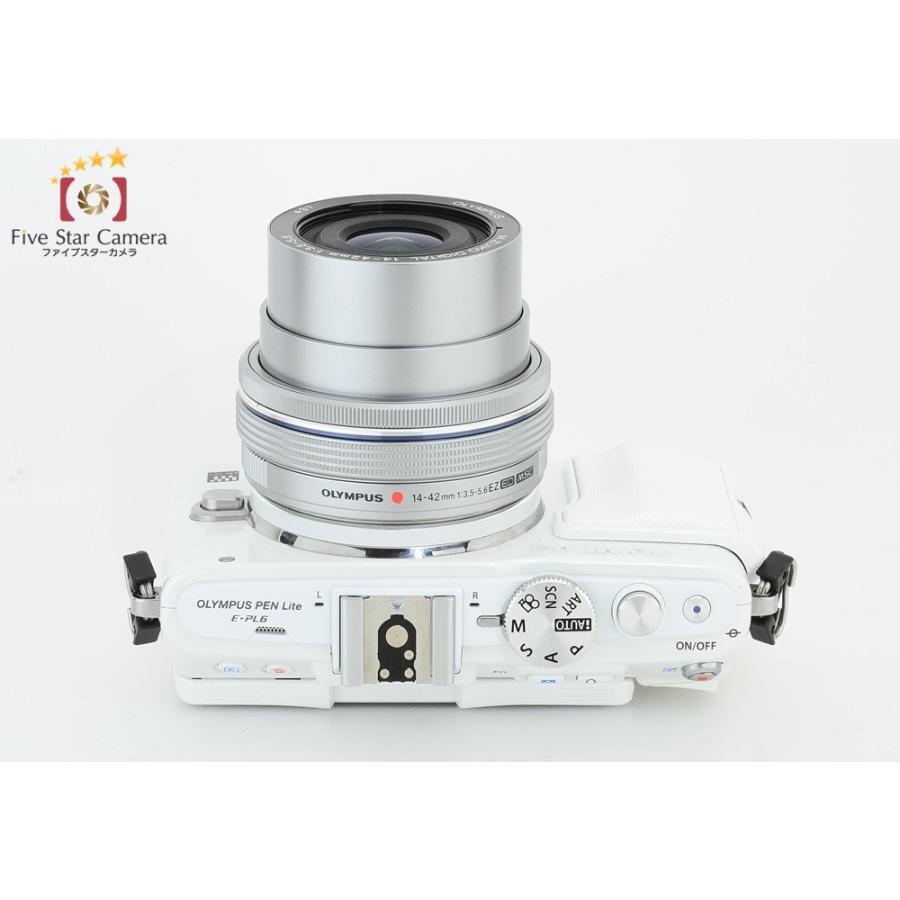 中古 Olympus オリンパス Pen Lite E Pl6 ホワイト 14 42mm Ezレンズキット Olympus Epl6 0427 中古カメラのファイブスターカメラ 通販 Yahoo ショッピング