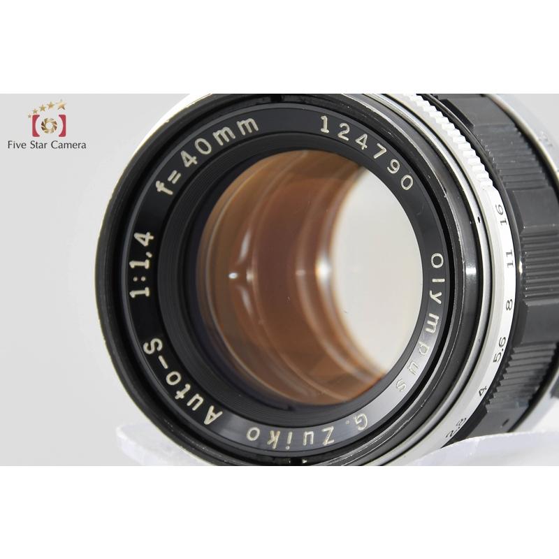 オリンパス 【中古】OLYMPUS G.ZUIKO AUTO-S 40mm f/1.4 PEN F オリンパス 【中古】OLYMPUS G.ZUIKO AUTO-S 40mm f/1.4 PEN F