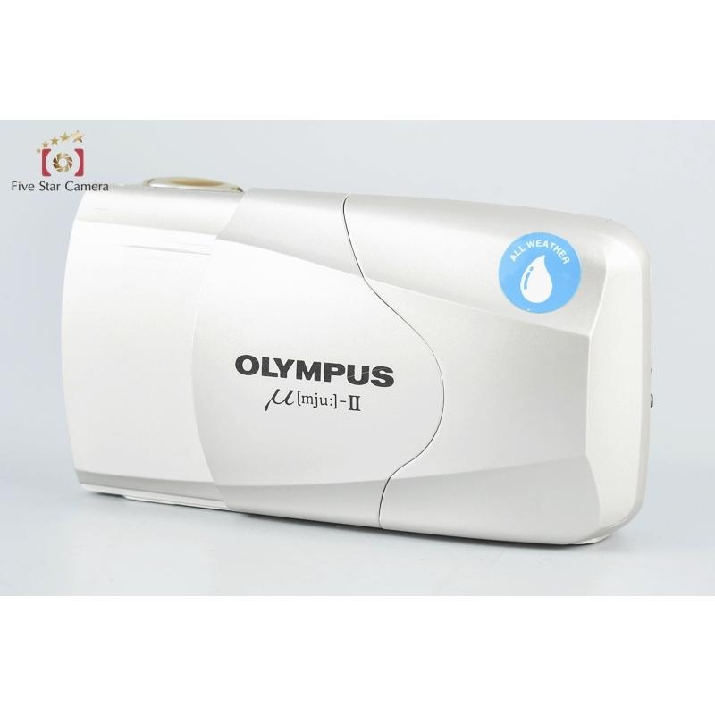 オリンパス 【中古】OLYMPUS μ[mju:]-II ミューII シャンパン