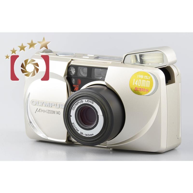 オリンパスOLYMPUS μ[mju:ZOOM 140] コンパクトカメラ　美品 オリンパス 【中古】OLYMPUS μ[mju:] ZOOM 140 コンパクト