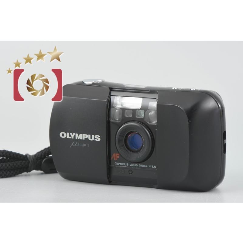 【中古カメラ】オリンパス　ミュー(mju:) オリンパス（OLYMPUS） 【中古】OLYMPUS μ[mju:] ブラック コンパクト