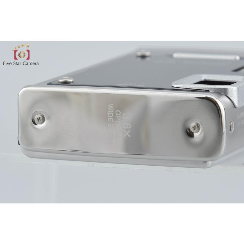 オリンパス 【中古】OLYMPUS μ1030SW メタルブラック コンパクト