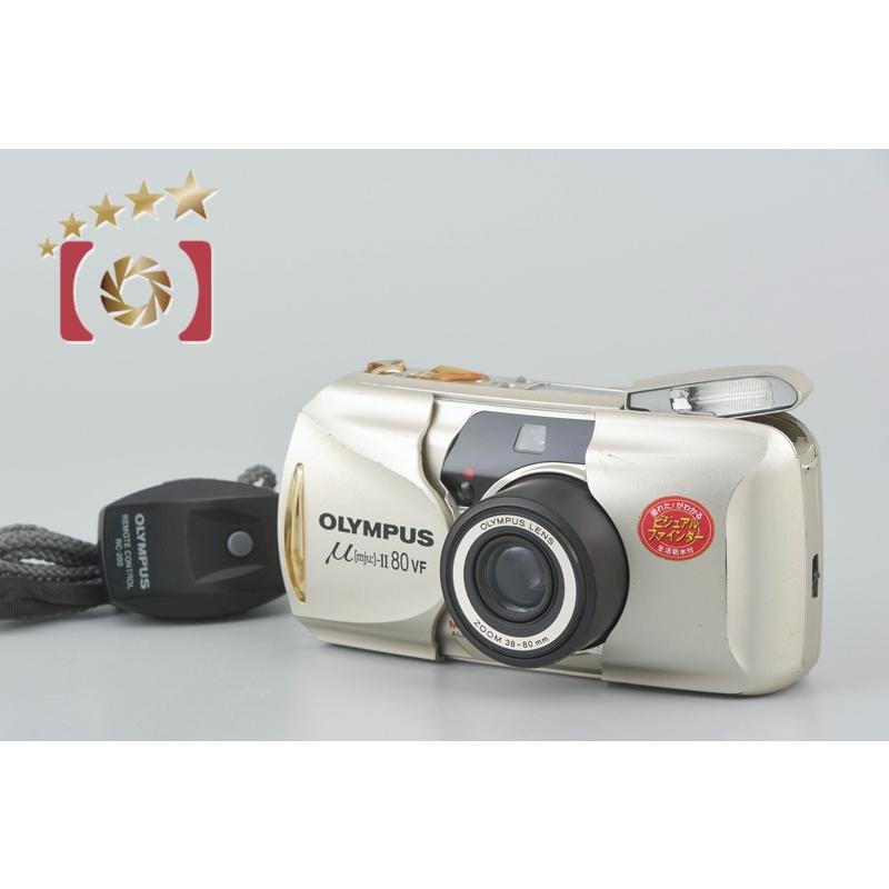【コンパクト＆高性能】Olympus オリンパス μII 80VF 完動品 オリンパス（OLYMPUS） 【中古】OLYMPUS μ[mju:]-II ミューII 80 VF