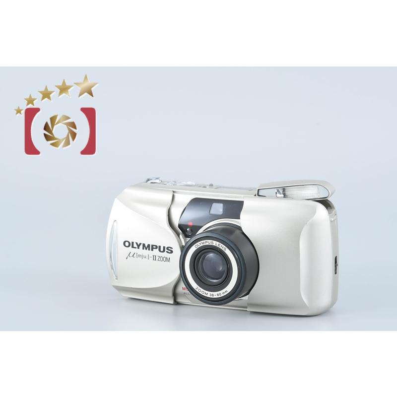 【動作確認済み】Olympus μ mju II ZOOM オリンパス ミュー 中古】OLYMPUS オリンパス μ[mju:]-II ミューII ZOOM コンパクト