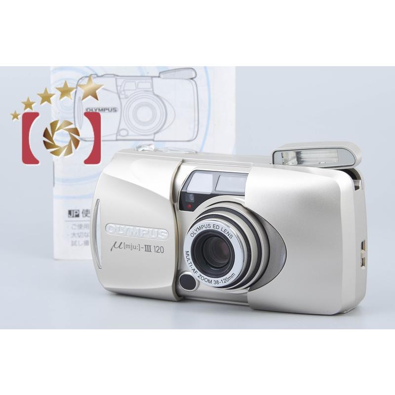 OLYMPUS μ mju Ⅲ 120 ミュー コンパクト フィルムカメラ OLYMPUS μ mju Ⅲ 120 ミュー コンパクト フィルムカメラ