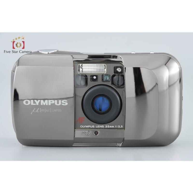 美品 OLYMPUS μ LIMITED コンパクトフィルムカメラ 中古】OLYMPUS オリンパス μ[mju:]-II ミューII Limited