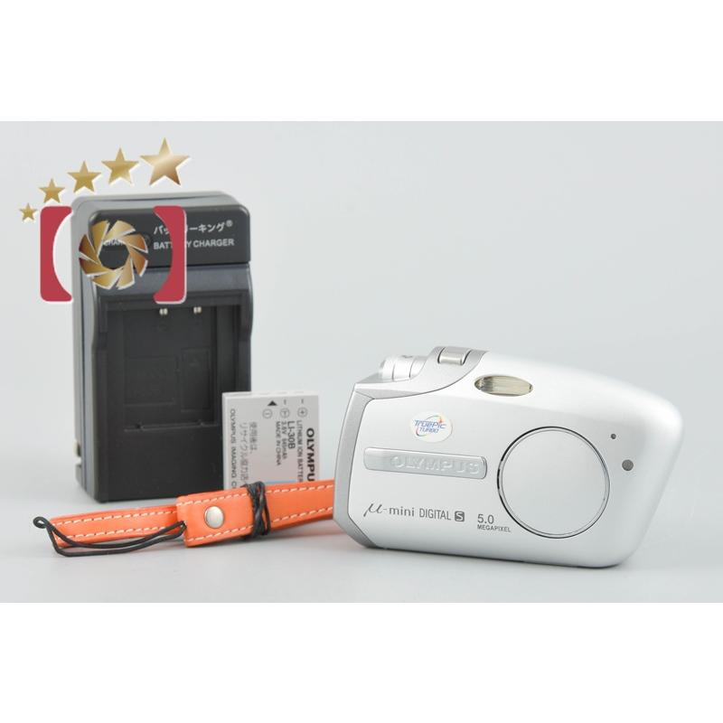 オリンパス 【中古】OLYMPUS μ-mini DIGITAL ジュエリーシルバー オリンパス 【中古】OLYMPUS μ-mini DIGITAL ジュエリーシルバー