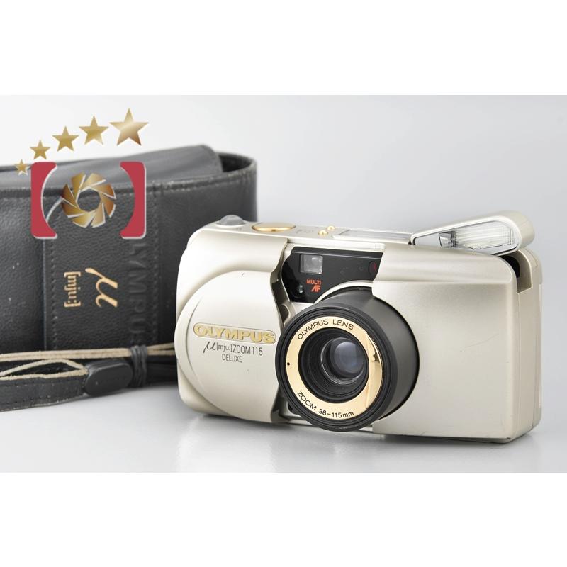 中古】OLYMPUS オリンパス μ[mju:] ZOOM 115 DELUXE コンパクト