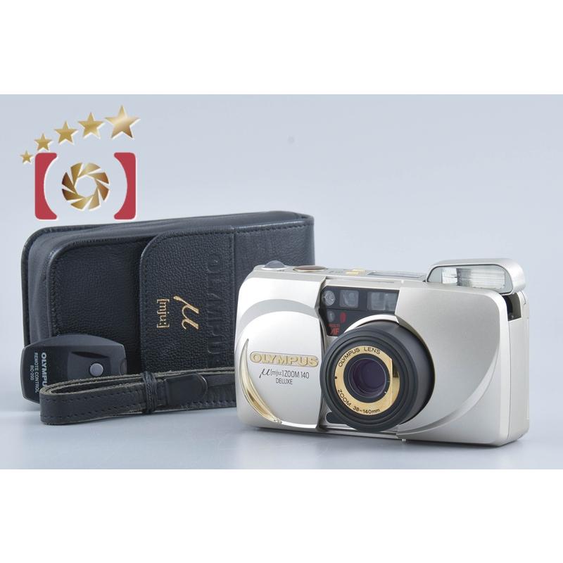 オリンパス 【中古】OLYMPUS μ[mju:] ZOOM 140 DELUXE