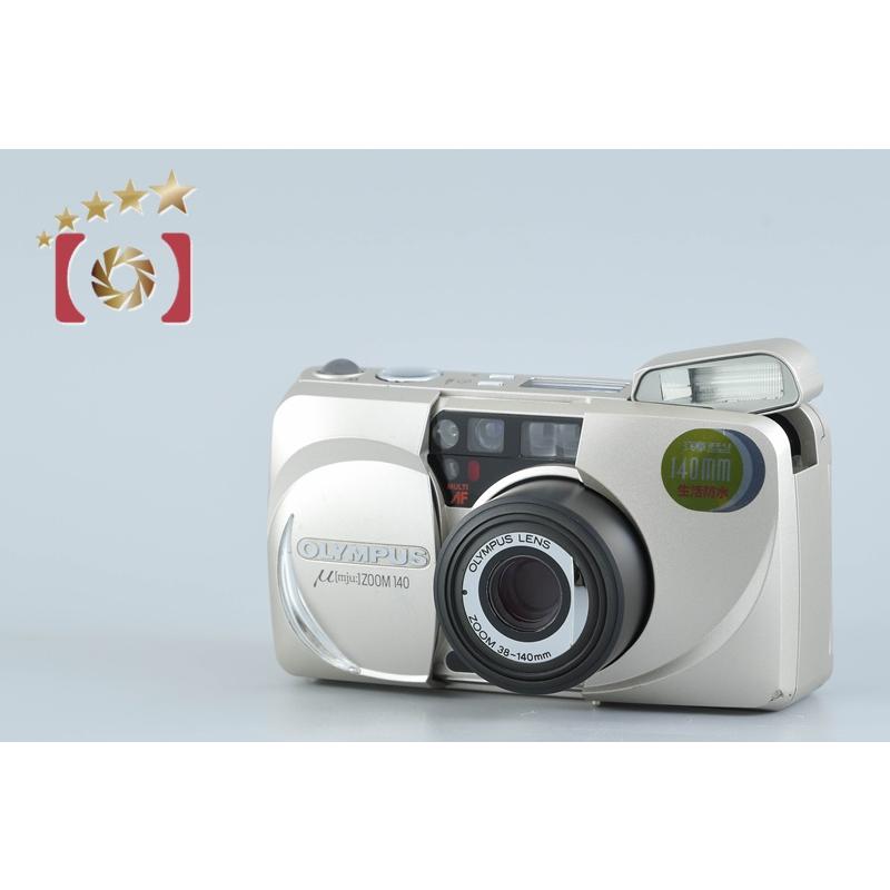 オリンパスOLYMPUS μ[mju:ZOOM 140 コンパクトカメラ　美品 中古】OLYMPUS オリンパス μ[mju:] ZOOM 140 DELUXE コンパクト