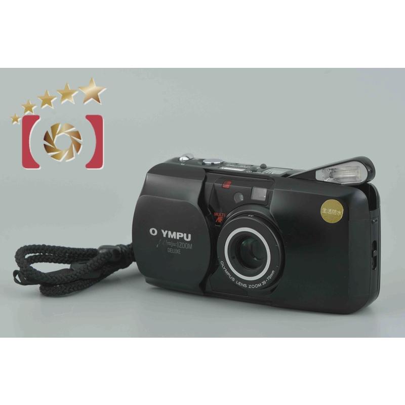 Olympus μ［ミュー］ZOOM DELUXE オリンパスフィルムカメラ#5 オリンパス 【中古】OLYMPUS μ[mju:] ZOOM DELUXE コンパクト