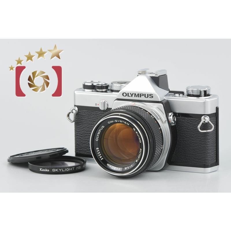 オリンパス OM-1 シルバー G.ZUIKO AUTO-S 50mm 1.4 オリンパス OM-1 シルバー G.ZUIKO AUTO-S 50mm 1.4 Near MINT