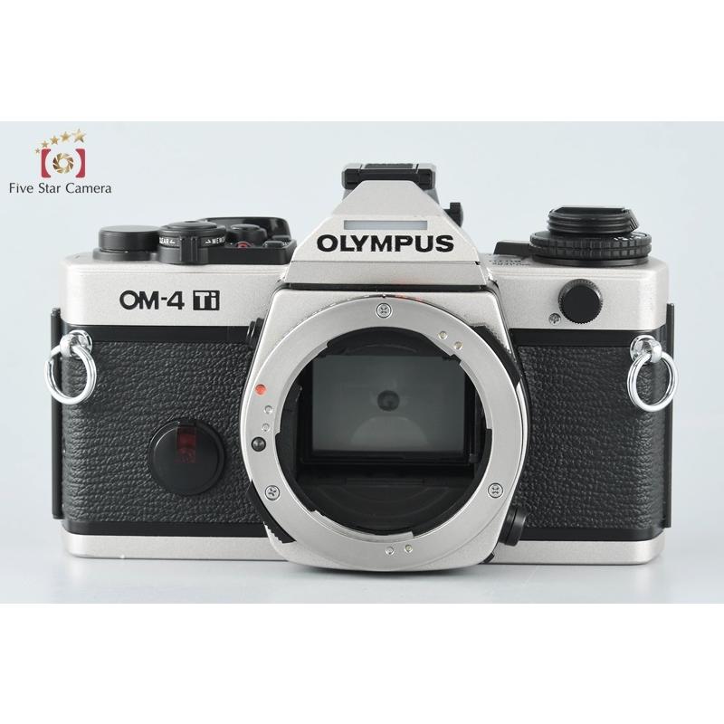 【中古】OLYMPUS オリンパス OM4Ti チタンカラー フィルム一眼レフカメラ olympusom4tititan0630