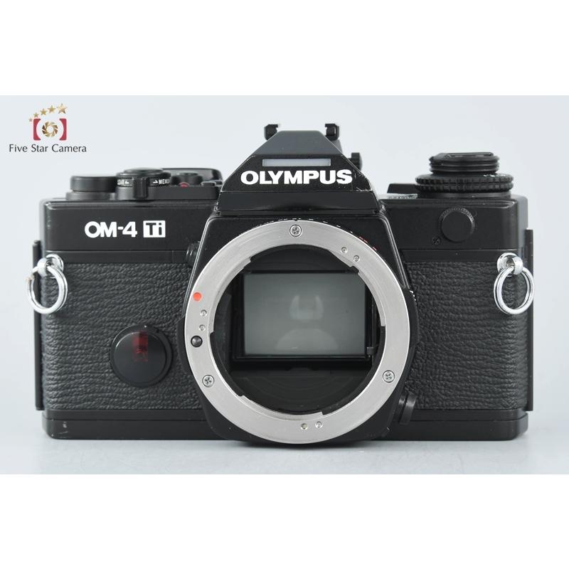 中古】OLYMPUS オリンパス OM-4 Ti ブラック フィルム一眼レフカメラ 