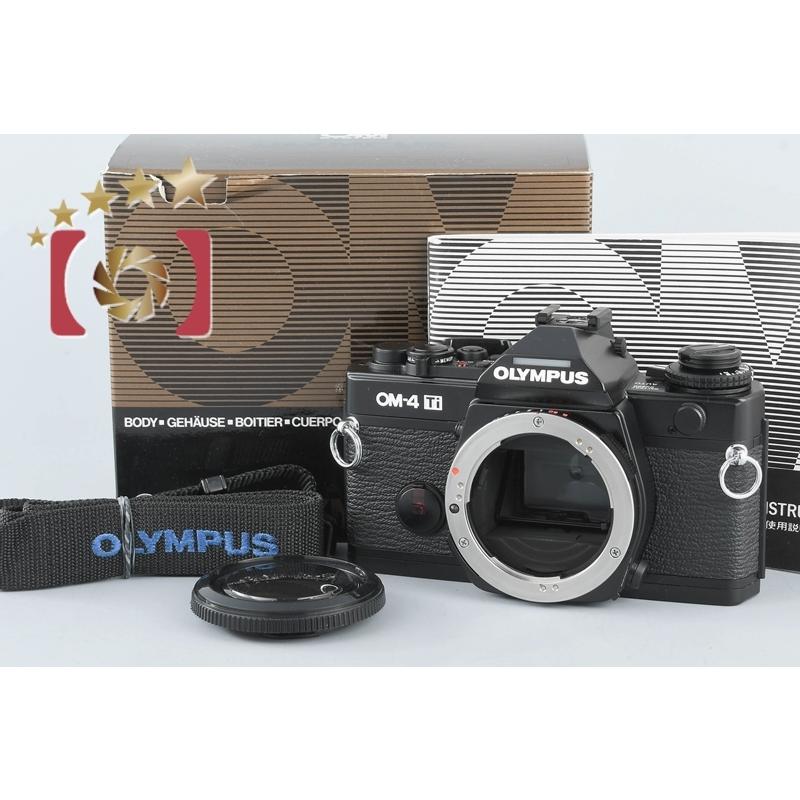 オリンパス　OM-4Ti ブラック　中古 中古】(オリンパス) OLYMPUS OM-4 Ti ブラック｜ナニワグループ