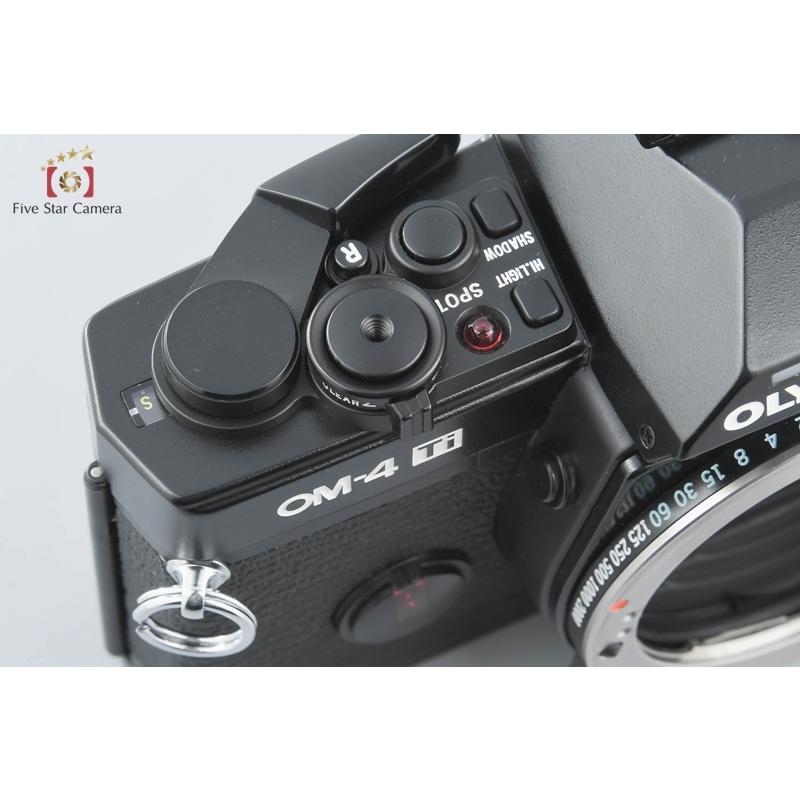 オリンパス 【中古】OLYMPUS OM-4 Ti ブラック フィルム一眼レフ