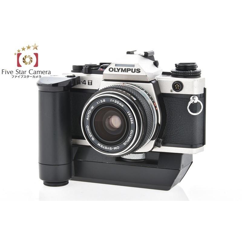 【中古】OLYMPUS オリンパス OM-4T チタンカラー + G.ZUIKO AUTO-W 35mm f/2.8 海外輸出モデル｜five-star-camera｜02