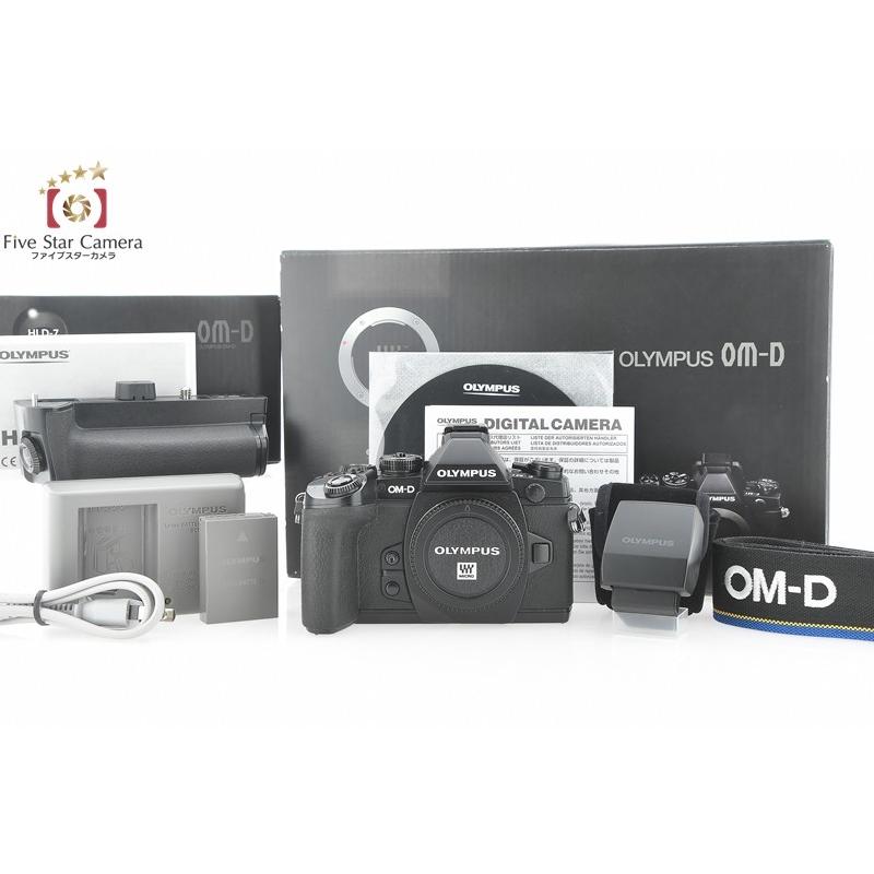 OLYMPUS - オリンパス OM-D E-M1  ボディ HLD-7 新品同様品 オリンパス 【中古】OLYMPUS OM-D E-M1 ブラック + HLD-7 パワー