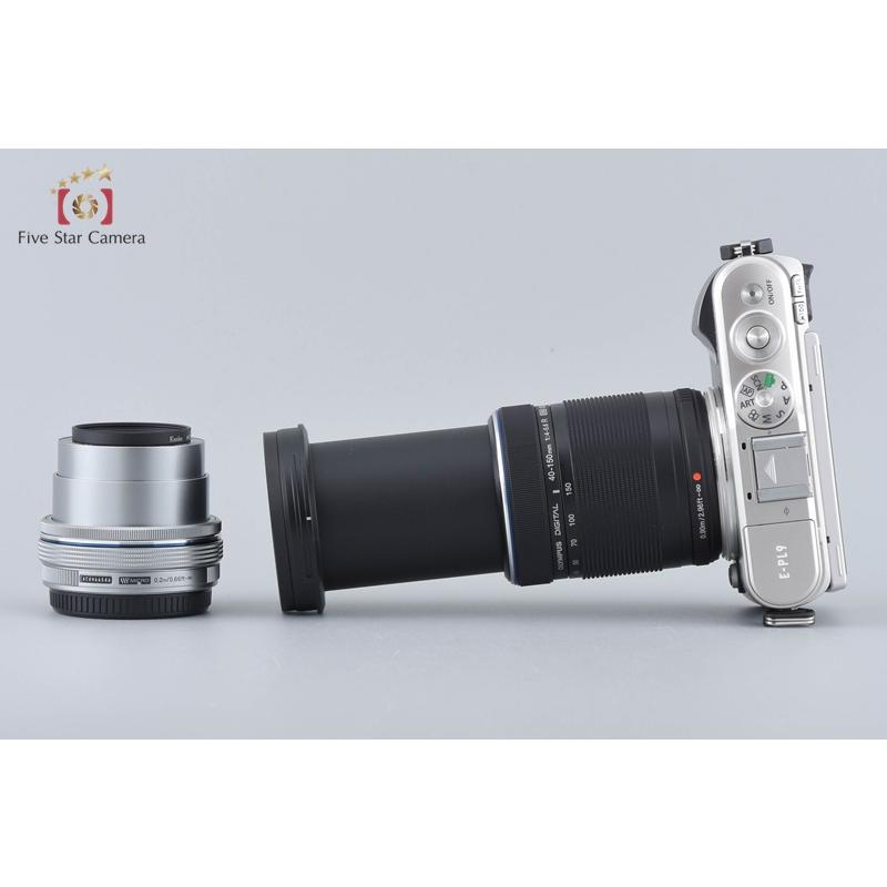 オリンパス 【中古】OLYMPUS PEN E-PL9 ブラック EZ ダブル