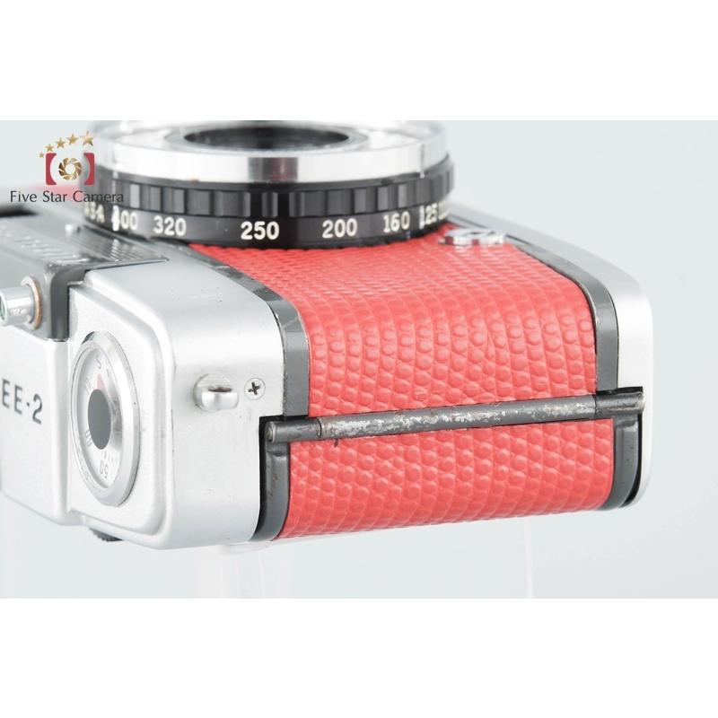 オリンパス（OLYMPUS） 【中古】OLYMPUS PEN EE-2 レッド リザード