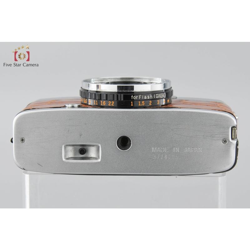 【中古】OLYMPUS オリンパス PEN EE-3 ブラウン コンパクトフィルムカメラ