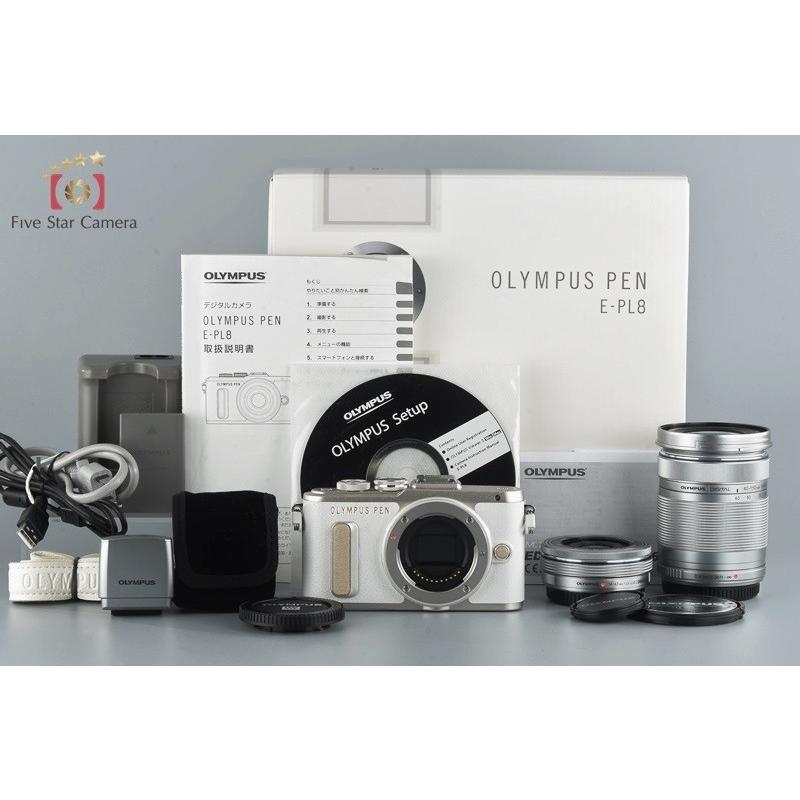 オリンパス 【中古】OLYMPUS PEN E-PL8 EZ ダブルズームレンズ オリンパス 【中古】OLYMPUS PEN E-PL8 EZ ダブルズームレンズ