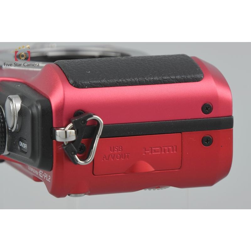 オリンパス（OLYMPUS） 【中古】OLYMPUS PEN Lite E-PL2 レッド ミラー