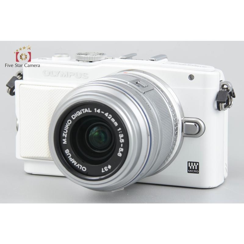 【中古】OLYMPUS オリンパス PEN Lite E-PL6 EZ ダブルズームレンズキット ホワイト シャッター回数僅少 オリンパス（OLYMPUS） 【中古】OLYMPUS PEN Lite E-PL6 ダブルズーム