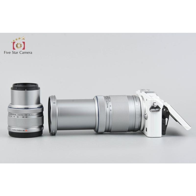 【中古】OLYMPUS オリンパス PEN Lite E-PL6 EZ ダブルズームレンズキット ホワイト シャッター回数僅少 オリンパス（OLYMPUS） 【中古】OLYMPUS PEN Lite E-PL6 ダブルズーム
