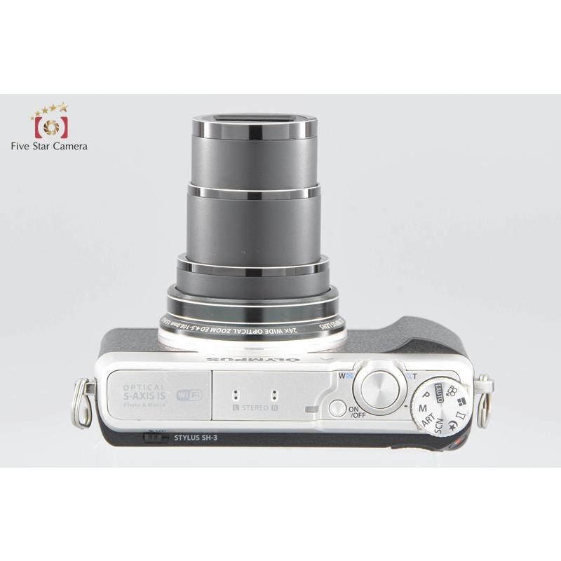 オリンパス 【中古】OLYMPUS STYLUS SH-3 シルバー コンパクト オリンパス 【中古】OLYMPUS STYLUS SH-3 シルバー コンパクト