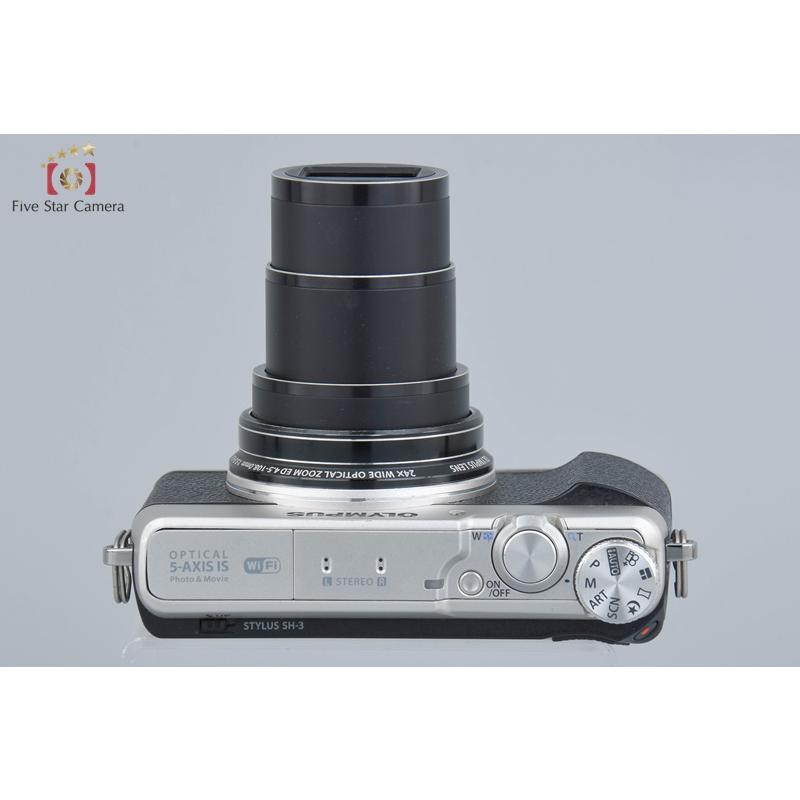 オリンパス 【中古】OLYMPUS STYLUS SH-3 シルバー コンパクト オリンパス 【中古】OLYMPUS STYLUS SH-3 シルバー コンパクト