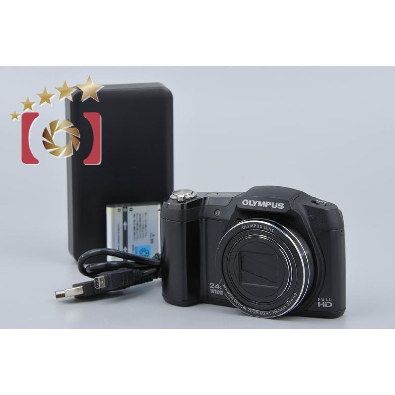 △SZ-16 STYLUS コンパクトデジタルカメラ オリンパス 黒 ブラック オリンパス 【中古】OLYMPUS STYLUS SZ-16 ブラック コンパクト