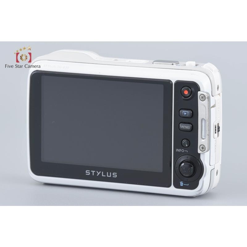 オリンパス 【中古】OLYMPUS TOUGH TG-630 ホワイト コンパクト