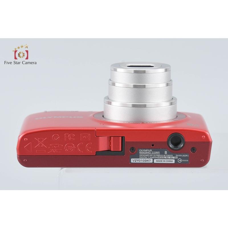 【動作確認済】Olympus VG-180 コンパクトデジタルカメラ レッド オリンパス 【中古】OLYMPUS STYLUS VG-180 レッド コンパクト