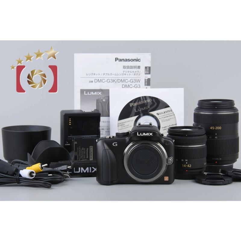 LUMIX 【中古】Panasonic パナソニック DMC-G3 ダブルズームレンズ 