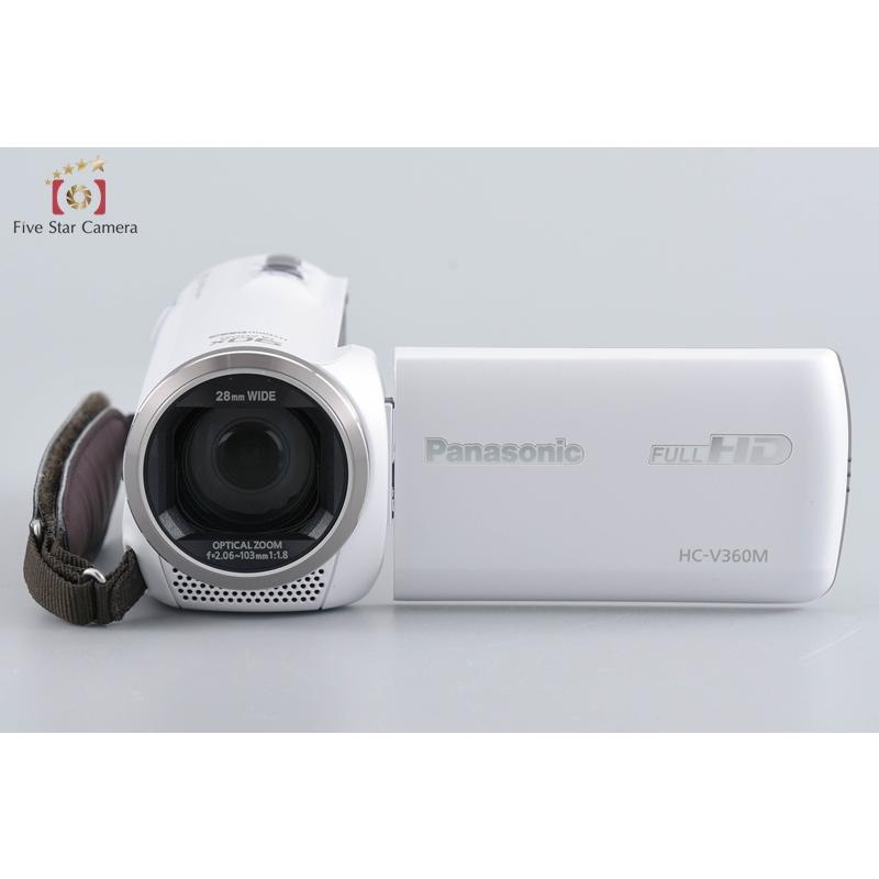中古　Panasonic HC-V360M FULL HD ビデオカメラ Panasonic 【中古】Panasonic パナソニック HC-V360M ホワイト