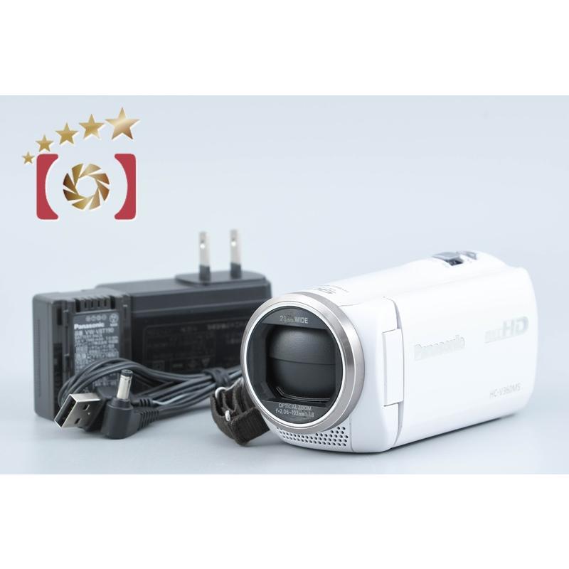 【中古美品】パナソニック HC-V360MS デジタルハイビジョンビデオカメラ Panasonic 【中古】Panasonic パナソニック HC-V360MS ホワイト