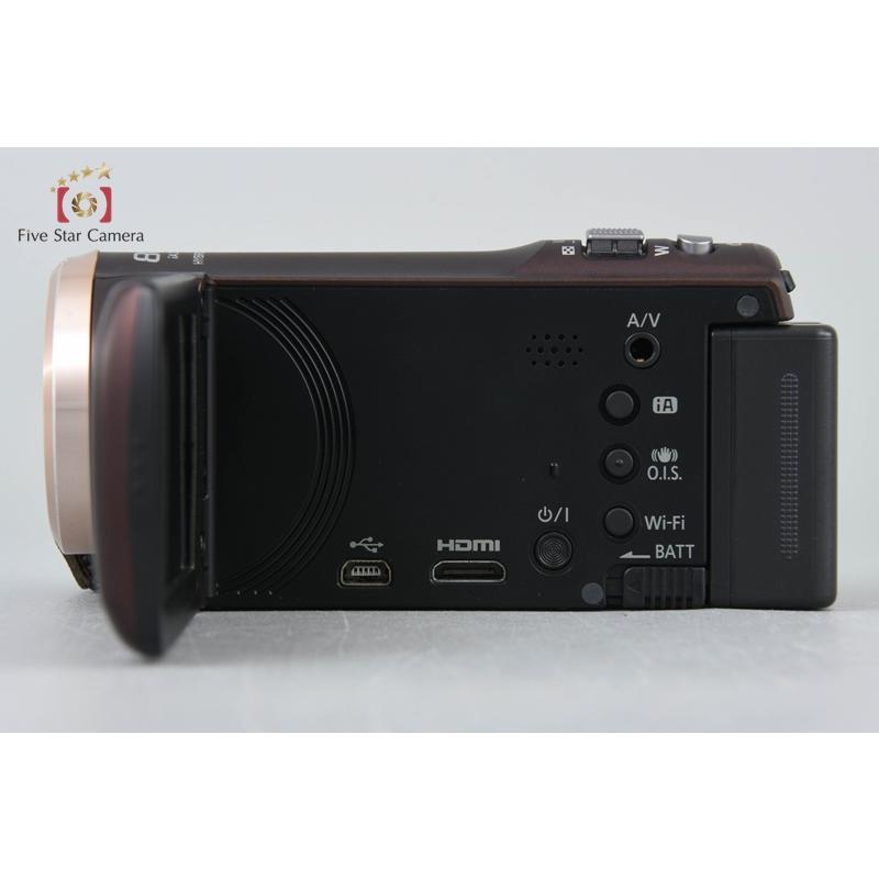 動作品 Panasonic HC-V520M ビデオカメラ ブラウン Amazon | パナソニック デジタルハイビジョンビデオカメラ V520