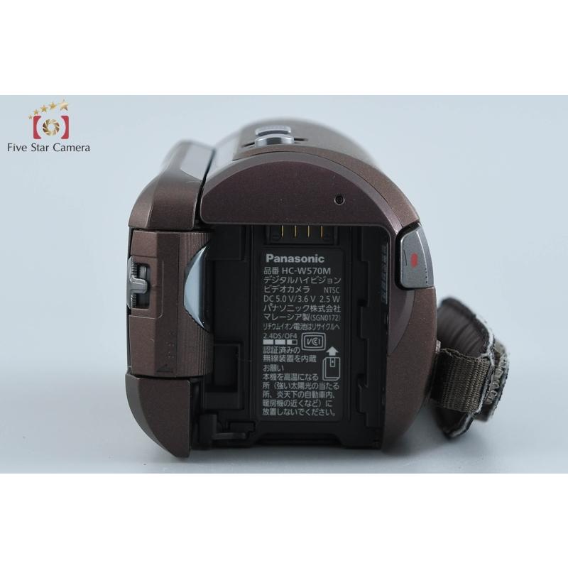 い*ぬ様 【中古】Panasonic HC-W570M ビデオカメラ Panasonic 【中古】Panasonic パナソニック HC-W570M ブラウン