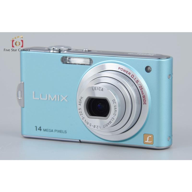 パナソニック コンパクトカメラ DMC-FX66 水色本体 中古品 Panasonic 【中古】Panasonic パナソニック LUMIX DMC-FX66