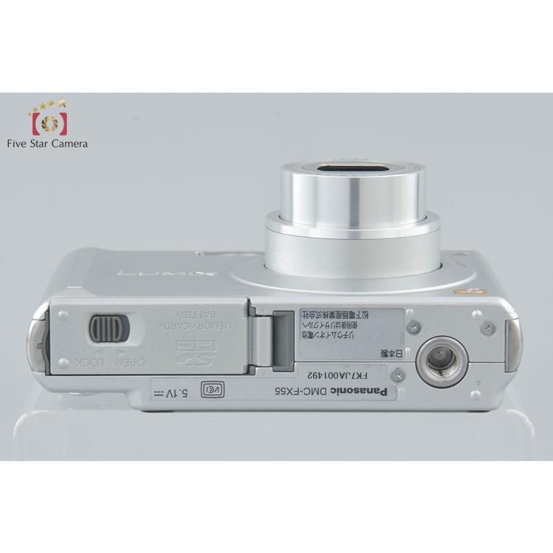 Panasonic - 良品中古 DMC-FX55 プレシャスシルバー  M666 Panasonic - 良品中古 DMC-FX55 プレシャスシルバー M666の通販