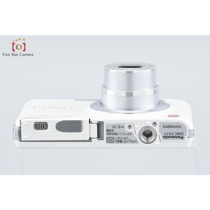 LUMIX DMC-FX77 デジタルカメラ ホワイト ほぼ未使用です。 Panasonic 【中古】Panasonic パナソニック LUMIX DMC-FX77
