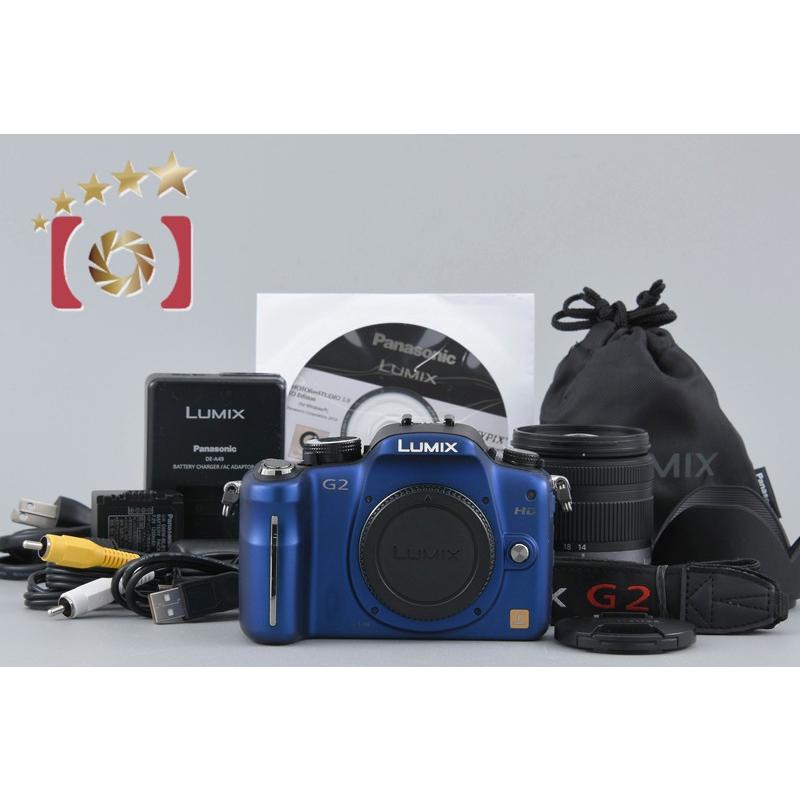 【中古】Panasonic パナソニック LUMIX DMC-G2 レンズキット コンフォートブルー LUMIX 【中古】Panasonic パナソニック DMC-G2 レンズキット