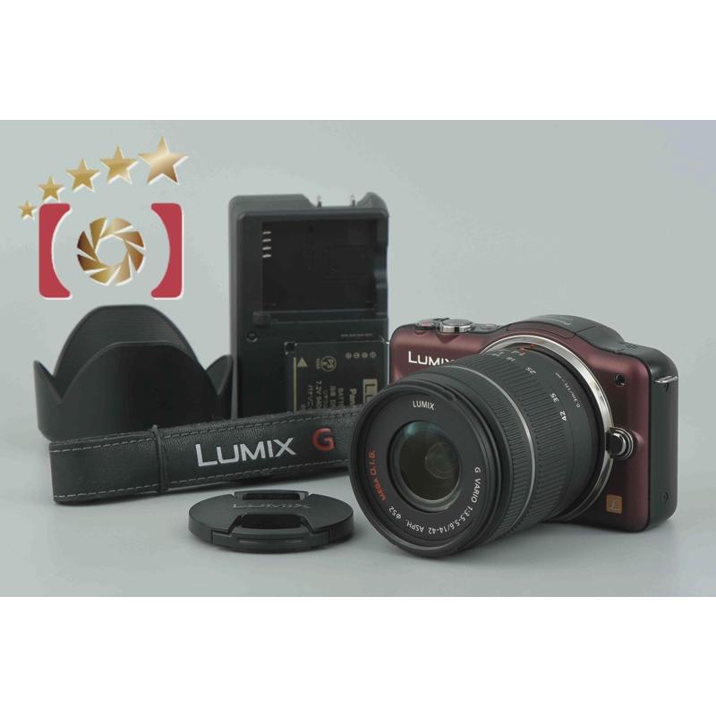 Panasonic DMC-GF3 ブラウン 14-42mmレンズ付き LUMIX 【中古】Panasonic パナソニック DMC-GF3 センシュアル