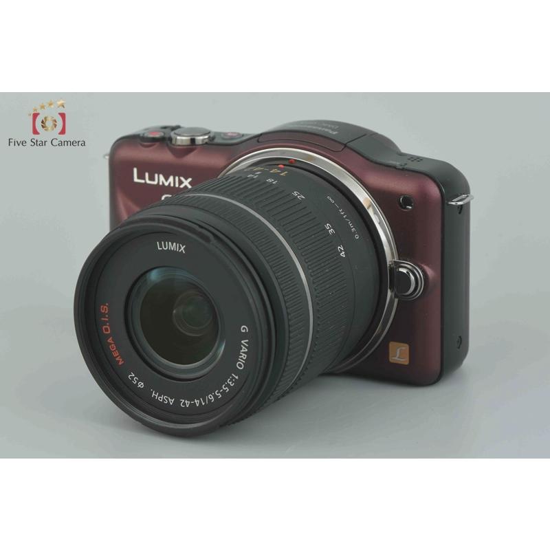 Panasonic DMC-GF3 ブラウン 14-42mmレンズ付き LUMIX 【中古】Panasonic パナソニック DMC-GF3 センシュアル