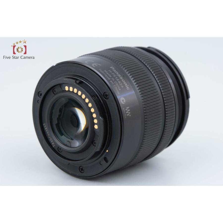 【中古】Panasonic パナソニック LUMIX DMC-GF5 エスプリブラック + LUMIX G VARIO 14-42mm f/3.5-5.6 ASPH. MEGA O.I.S. H-FS1442A シャッター回数僅少｜five-star-camera｜14