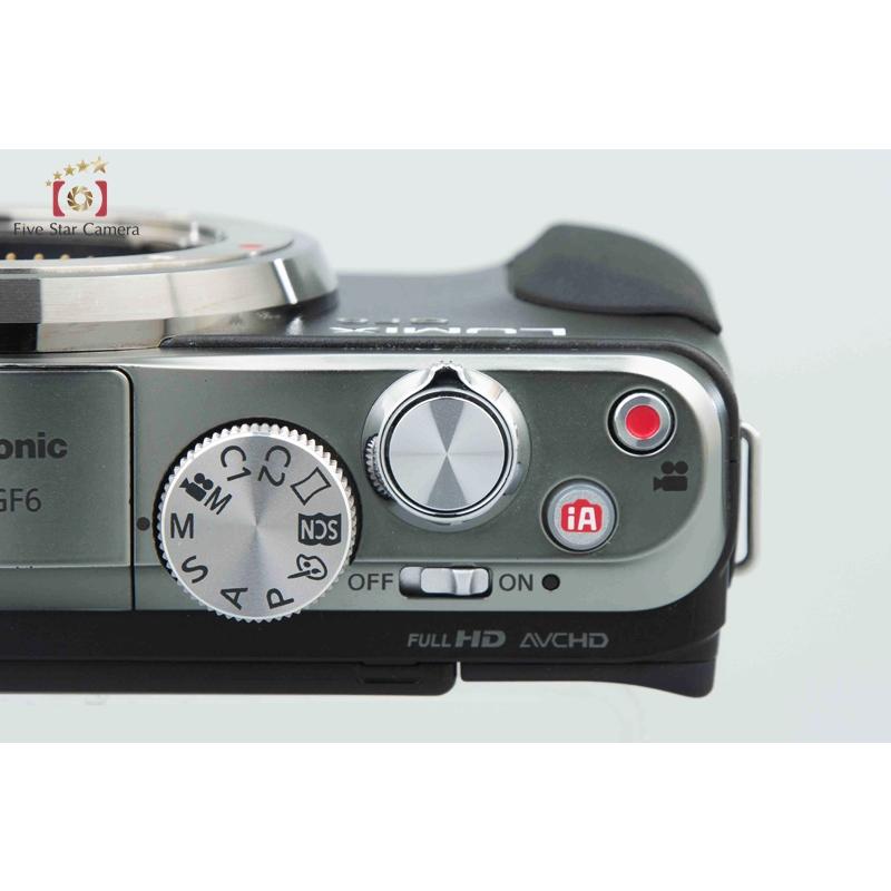 【中古】Panasonic パナソニック LUMIX DMC-GF6 ブラック + LUMIX G VARIO 14-42mm f/3.5-5.6 ASPH. MEGA O.I.S. H-FS1442A シャッター回数僅少｜five-star-camera｜11