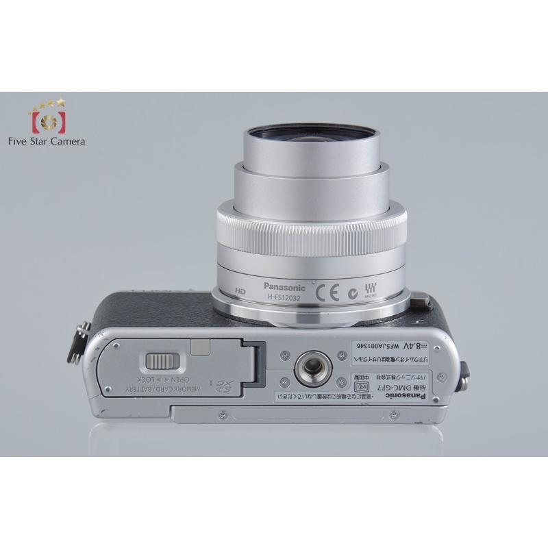 LUMIX 【中古】Panasonic パナソニック DMC-GF7 シルバー + G VARIO 12